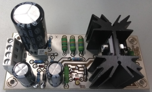 High voltage ripple and noise filter photo.