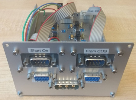 Negative impedance converter board, front view.