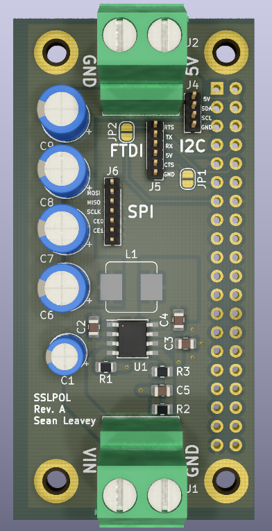 Raspberry Pi Zero point-of-load DC/DC converter power supply