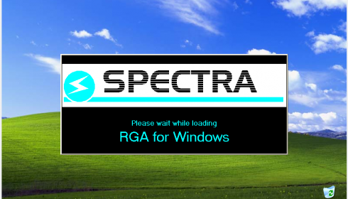 Spectra RGA For Windows software.